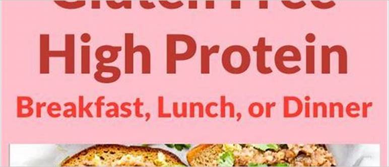 Gluten free high protein